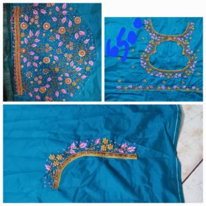 Premium Bridal Aari Work Blouse & Sleeve Design